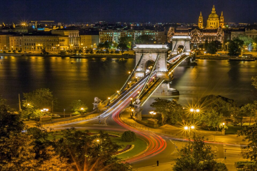 Puente de las Cadenas Széchenyi en Budapest