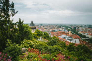Vista de la ciudad de Graz